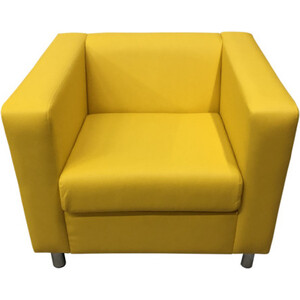 Кресло Мягкий офис Аполло желтый