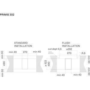 Индукционная варочная панель Elica Primis 302 BL