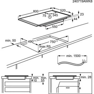Индукционная варочная панель AEG NII84B30AB
