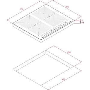Индукционная варочная панель Teka IZF 64600 MSP Black