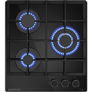 Газовая варочная панель Meferi MGH453BK GLASS POWER