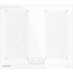 Индукционная варочная панель Meferi MIH604WH ULTRA