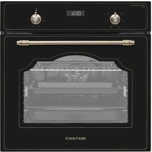 Электрический духовой шкаф Meferi MEO606BK RETRO