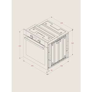 Электрический духовой шкаф Ardo BO58RA2