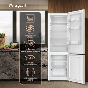 Холодильник Weissgauff WRK 1760 LowFrost White