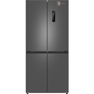 Холодильник Weissgauff WCD 450 Dark Grey NoFrost Inverter