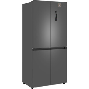 Холодильник Weissgauff WCD 450 Dark Grey NoFrost Inverter