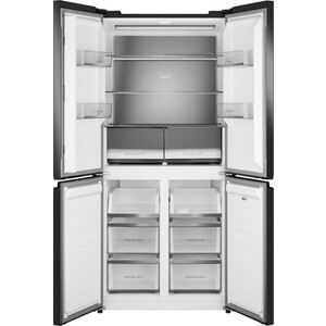 Холодильник Weissgauff WCD 450 Rock Glass NoFrost Inverter