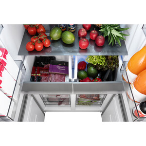 Холодильник Weissgauff WCD 450 Rock Glass NoFrost Inverter