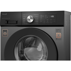 Стиральная машина Weissgauff WM 45127 Direct Drive Inverter Steam Deep Grey