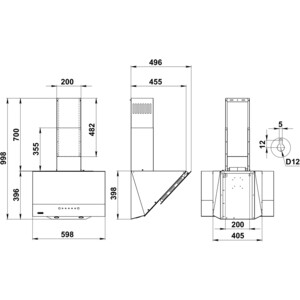Вытяжка KANZLER D 521 W