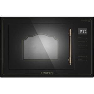 Встраиваемая микроволновая печь Meferi MMO6025BK RETRO