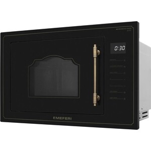 Встраиваемая микроволновая печь Meferi MMO6025BK RETRO
