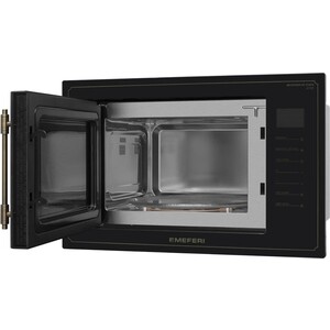 Встраиваемая микроволновая печь Meferi MMO6025BK RETRO
