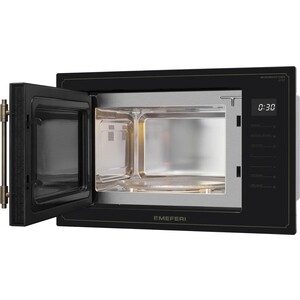 Встраиваемая микроволновая печь Meferi MMO6025BK RETRO