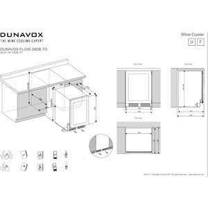 Винный шкаф Dunavox DAUF-39.119DB.TO