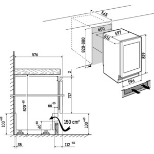Встраиваемый винный шкаф Liebherr UWgb 3632