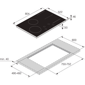 Индукционная варочная панель Asko HID824GC