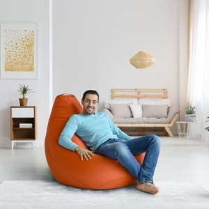 Кресло бескаркасное Mypuff груша, Приключения Дино, размер XXXXL- Комфорт, оксфорд