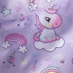 Кресло бескаркасное Mypuff груша, Волшебные Единорог, размер XXXXL- Комфорт, оксфорд