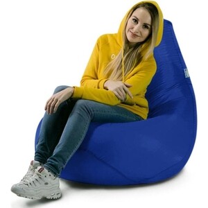 Кресло бескаркасное Mypuff груша, Милые коты, размер XXXL- Стандарт, оксфорд