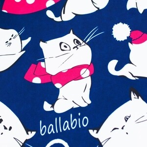 Кресло бескаркасное Mypuff груша, Милые коты, размер XXXL- Стандарт, оксфорд