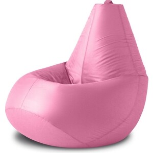 Кресло бескаркасное Mypuff груша, Пыльно-розовый, размер XXL- Миди, оксфорд