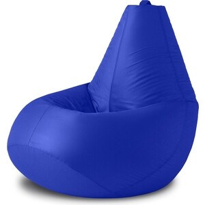 Кресло бескаркасное Mypuff груша, Василек, размер XXL- Миди, оксфорд