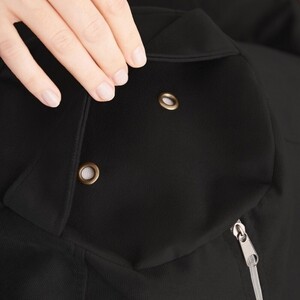 Кресло бескаркасное Mypuff груша, Черный, размер XXL- Миди, велюр