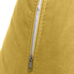 Кресло бескаркасное Mypuff груша, Горчичный, размер XXL- Миди, мебельный велюр