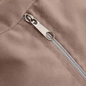 Кресло бескаркасное Mypuff груша, Какао, размер XXL- Миди, велюр