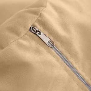 Кресло бескаркасное Mypuff груша, Латте, размер XXXXL- Комфорт, велюр