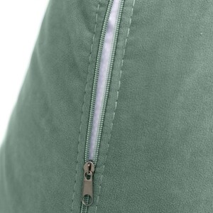 Кресло бескаркасное Mypuff груша, Пыльный ментол, размер XXL- Миди, мебельный велюр