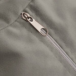 Кресло бескаркасное Mypuff груша, Серый, размер XXL- Миди, велюр