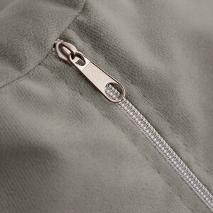 Кресло бескаркасное Mypuff груша, Серый, размер XXXXL- Комфорт, велюр