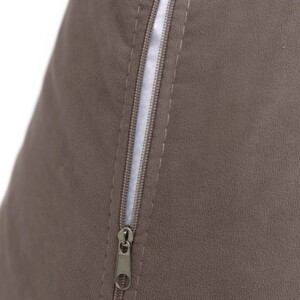 Кресло бескаркасное Mypuff груша, Шоколад, размер XXL- Миди, мебельный велюр (bs_737)