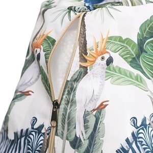 Кресло бескаркасное Mypuff груша, Джунгли зовут, размер XXL- Миди, мебельный хлопок