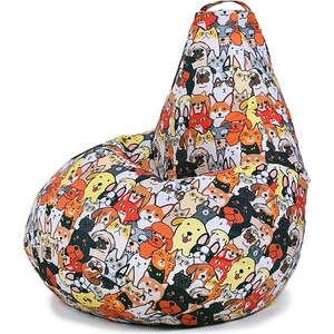 Кресло бескаркасное Mypuff груша, Домашние любимцы, размер XXXL- Стандарт, мебельный хлопок