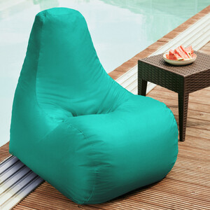 Кресло-пуф шезлонг Mypuff Бирюза, оксфорд (kszl_706)