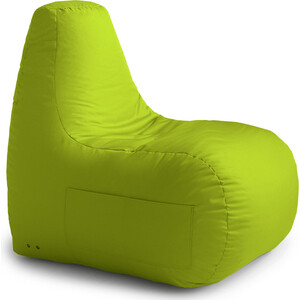 Кресло-пуф шезлонг Mypuff Салатовый, оксфорд 600