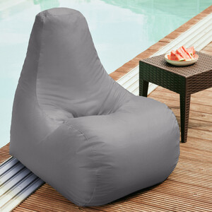 Кресло-пуф шезлонг Mypuff Серый, оксфорд