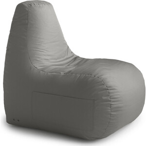 Кресло-пуф шезлонг Mypuff Серый, оксфорд 600