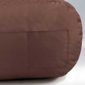 Кресло-пуф шезлонг Mypuff Шоколад, оксфорд 600