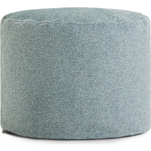 Пуфик бескаркасный Mypuff цилиндр Ментол, букле