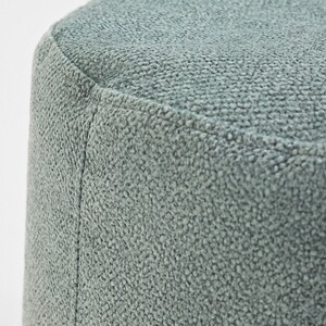 Пуфик бескаркасный Mypuff цилиндр Ментол, букле