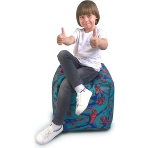 Пуфик бескаркасный Mypuff кубик, Щенячий дозор, принтованный оксфорд