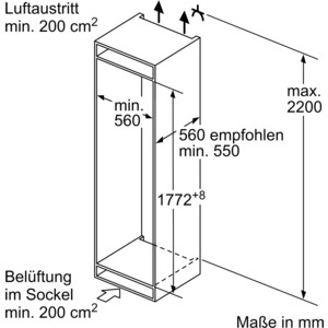 Встраиваемый холодильник NEFF KI5872FE0