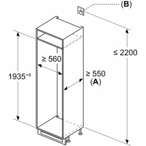 Встраиваемый холодильник NEFF KI7961SE0