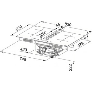 Индукционная варочная панель Franke FMA 8372 4RC R HI
