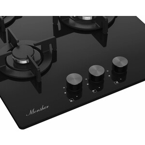 Газовая варочная поверхность MONSHER MGG 44 Noir